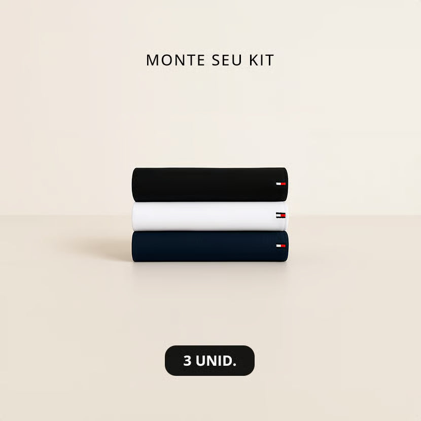 Kit 3 Camisetas Tommy Hilfiger