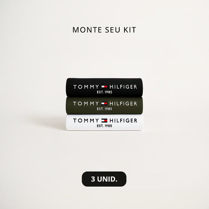 Kit 3 Camisetas Tommy Hilfiger 1985