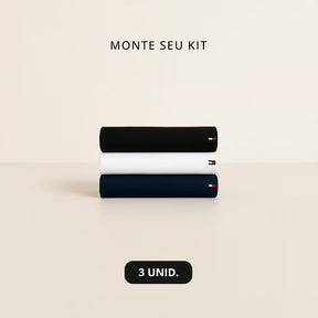 Kit 3 Camisetas Tommy Hilfiger